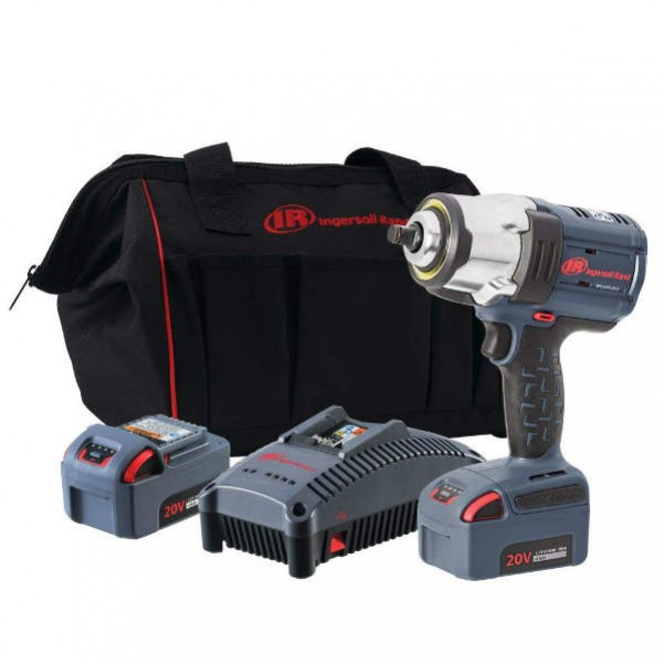 Ingersoll Rand W7152-K22-AN - 1/2" 20V High Torque Impact Wrench Kit